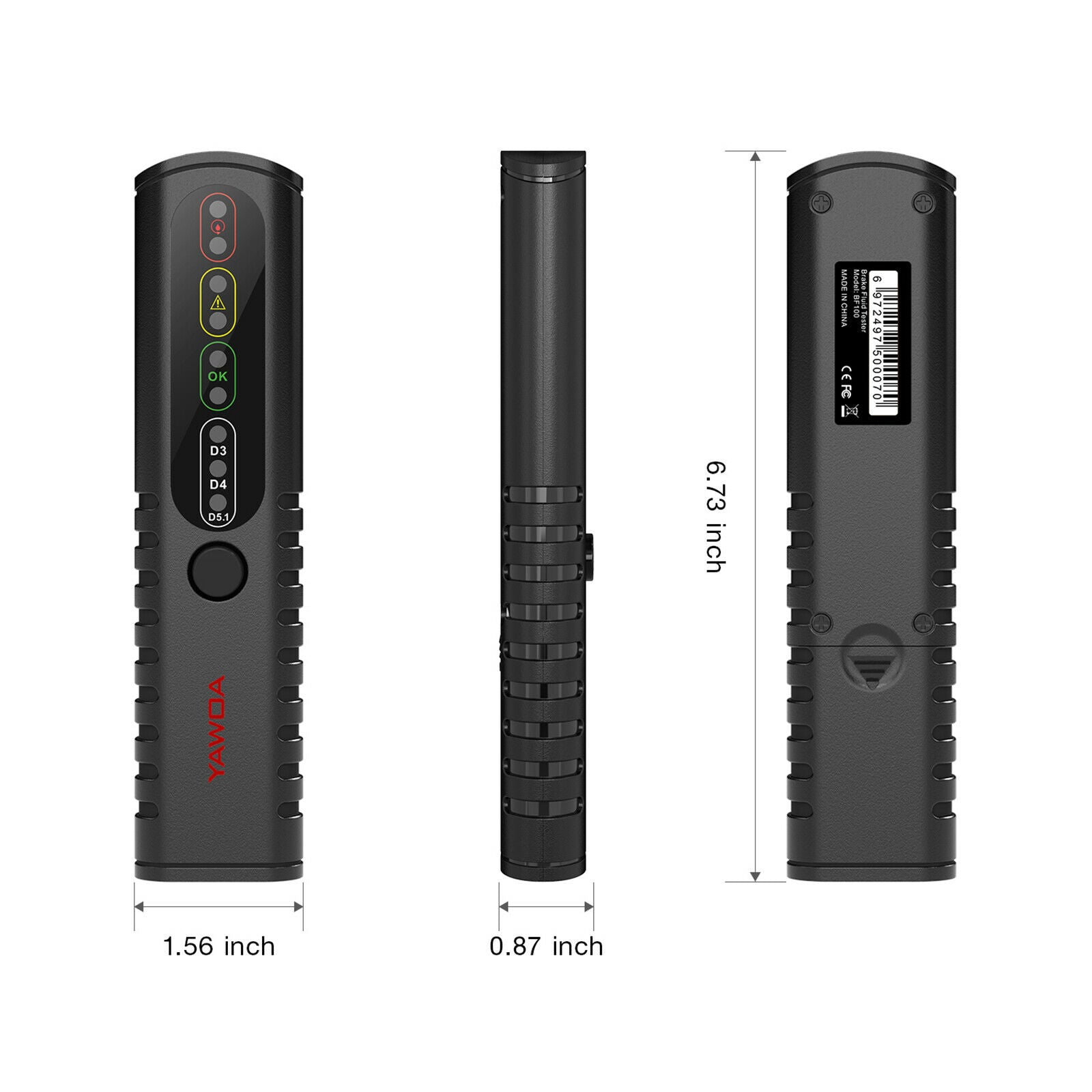 Brake Fluid Tester- Brake Oil Inspection Brake Fluid BF100 Tester Diagnostic