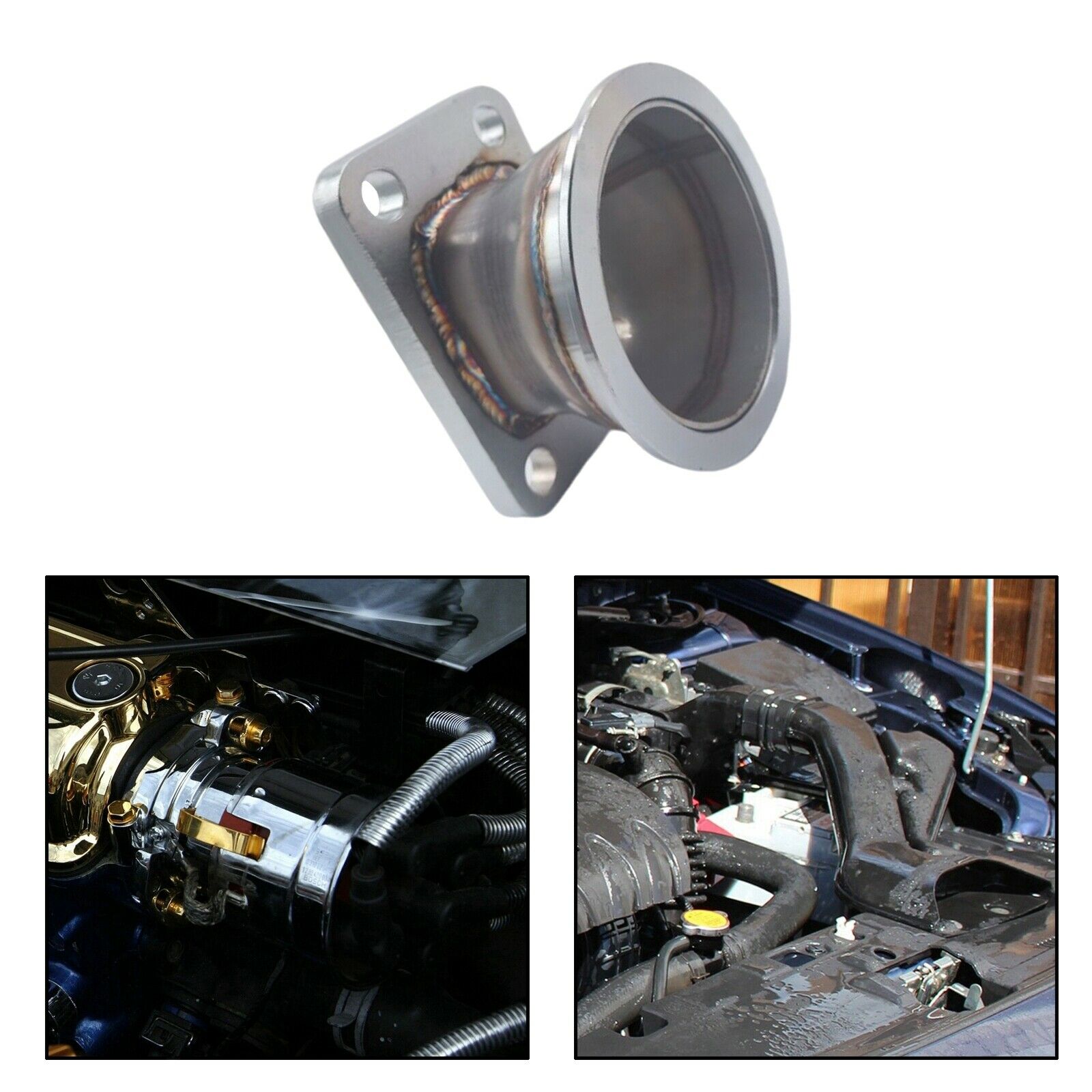1 Pieces 3" T3 Flange Adapter Replacement Supplies for Turbo Turbocharger
