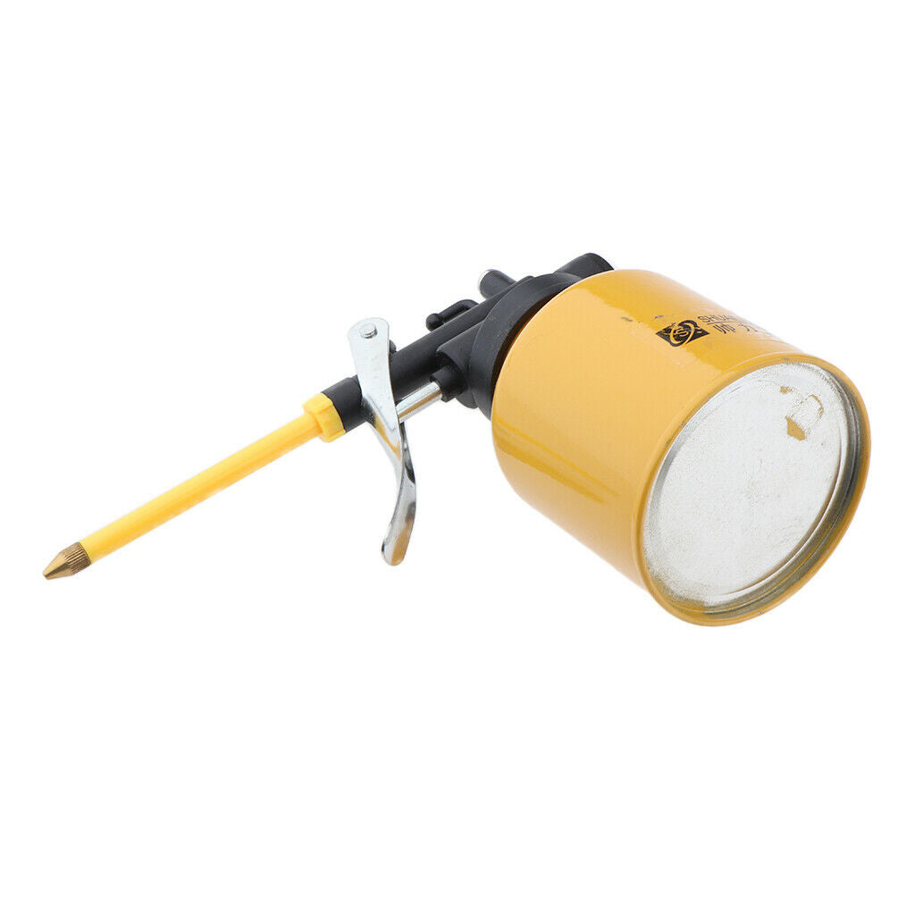 Car 250ml High Pressure Portable Pump Oiler Oil Can Metal Gun For Lubricants