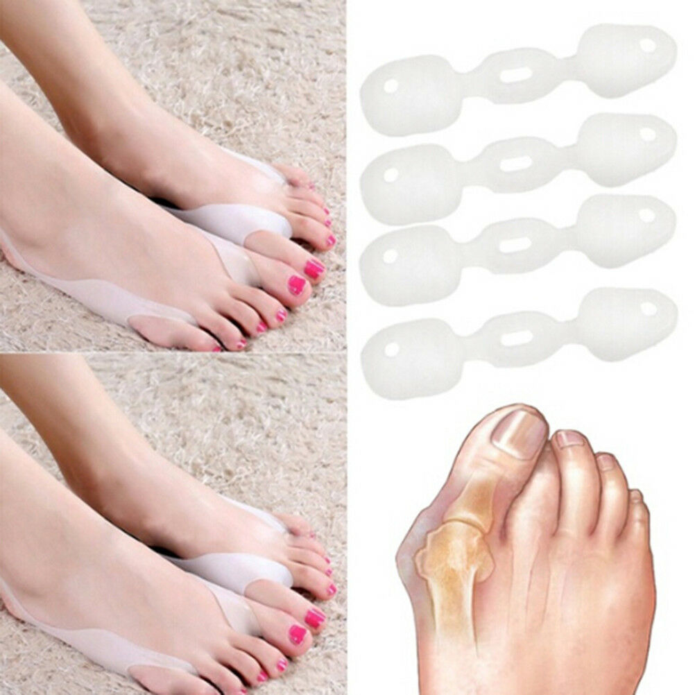 Transparent Silicone Gel Bunion Big Toe Separator Foot Protector Massage.l8