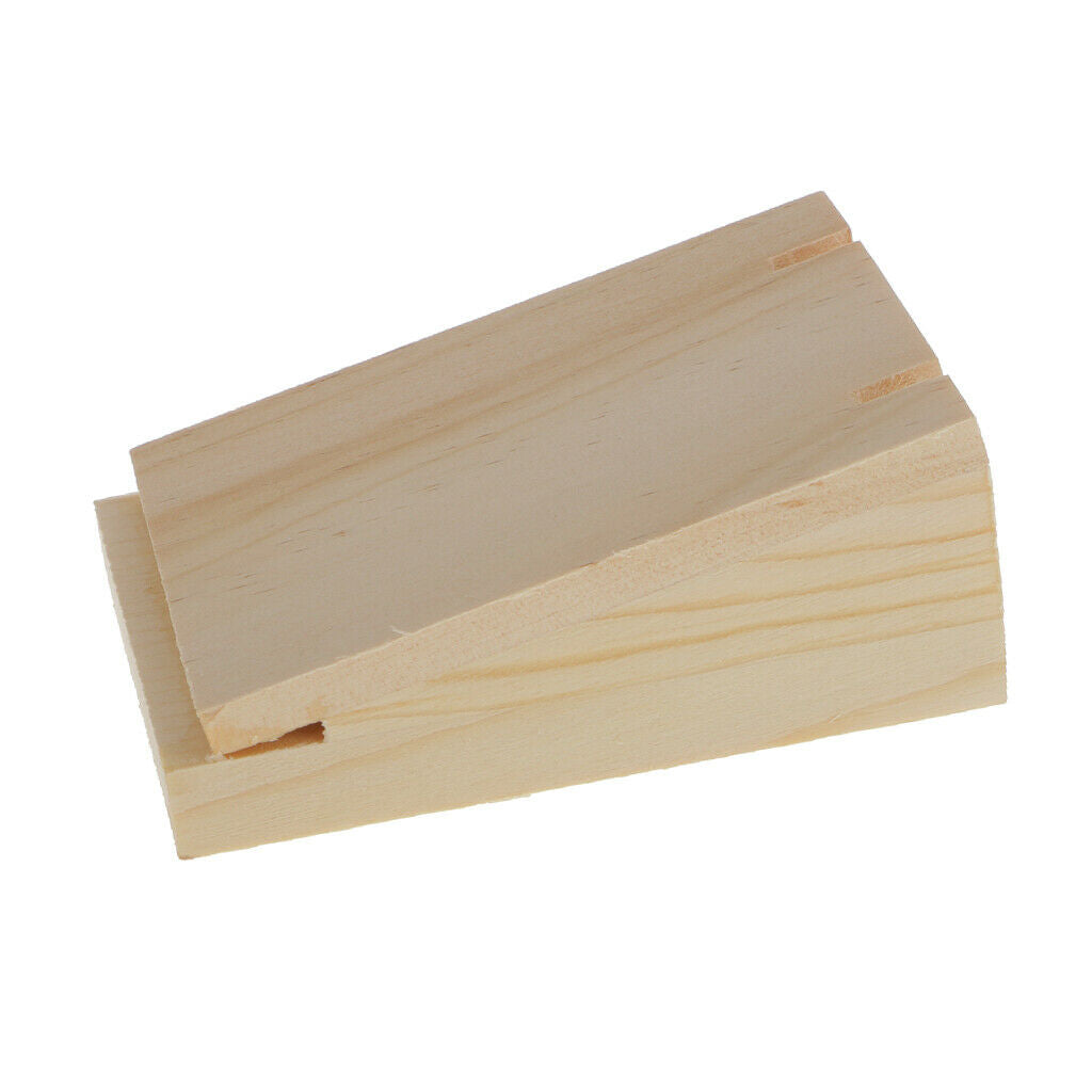 Wood Log Earrings Pendant Necklace Jewelry Organizer Display Stand Holder