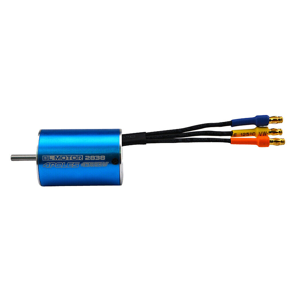 Brushless   Sensorless   Motor   2838   4500KV   w /  4   Poles   for   Remote