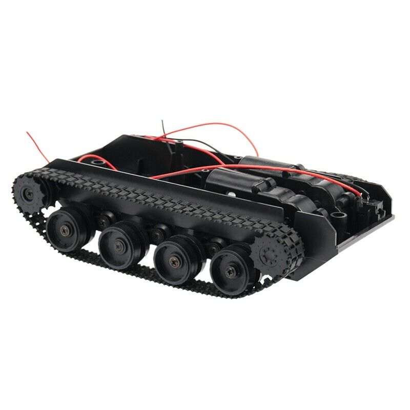 Rc Tank Smart Robot Tank Car Chassis Kit Rubber Track Cler For Arduino 130 MotP1