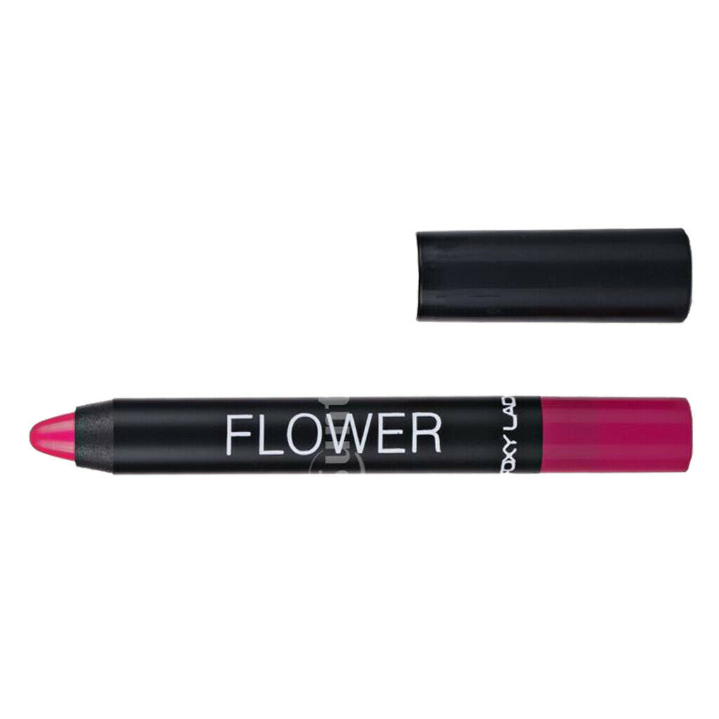 Waterproof Long Lasting Matte Lipstick Pencil Makeup Lip Gloss Pen Rose red