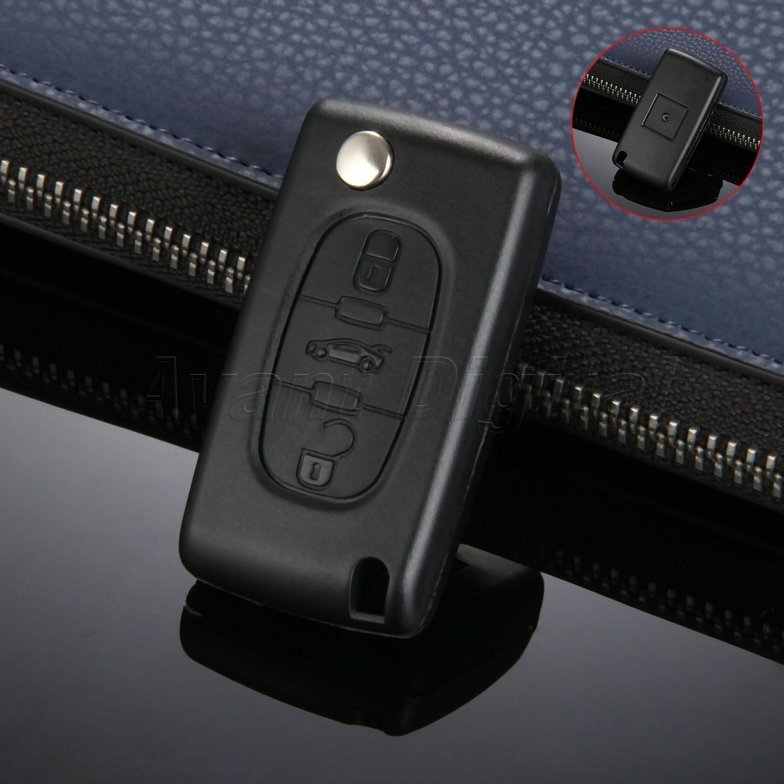High Quality Remote 3 Buttons Key Fob Case Shell for Peugeot 207 307 407 308 607