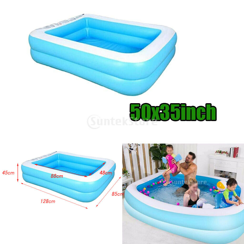 50x35" Summer Inflatable Swimming Pool Paddling Pools for Kid's Garden