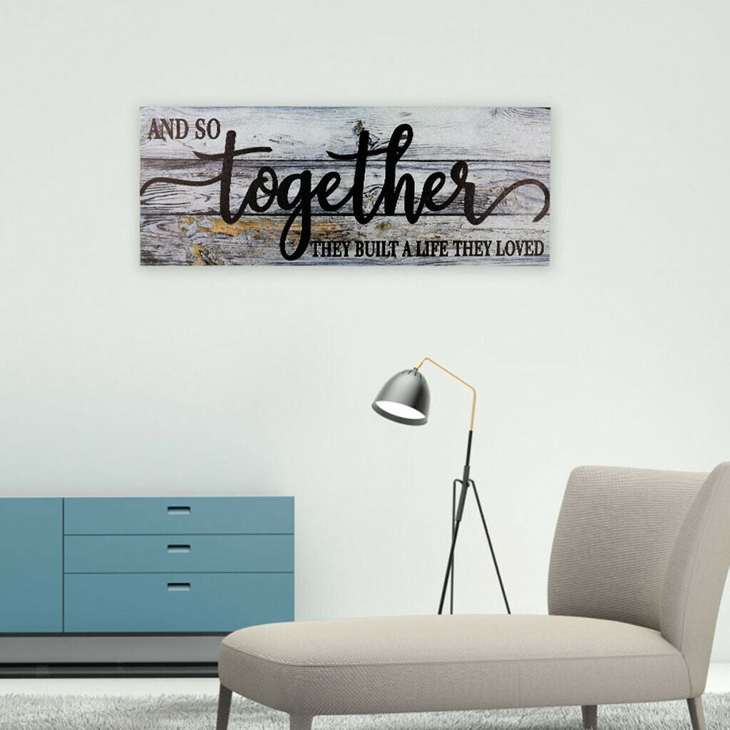 Wall Sign Cafe Hotel Hanging Decoration Decorative Bar Wall Arts with Hangers