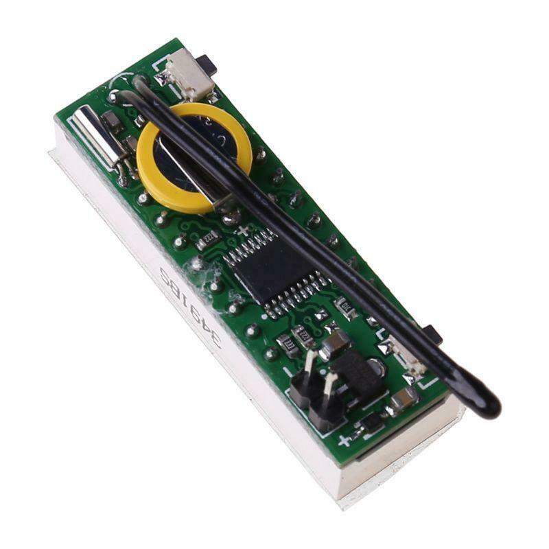 Digital Car LED Electronic Clock Time Temperature Voltage 3 in 1 Meter 12V 5-20V