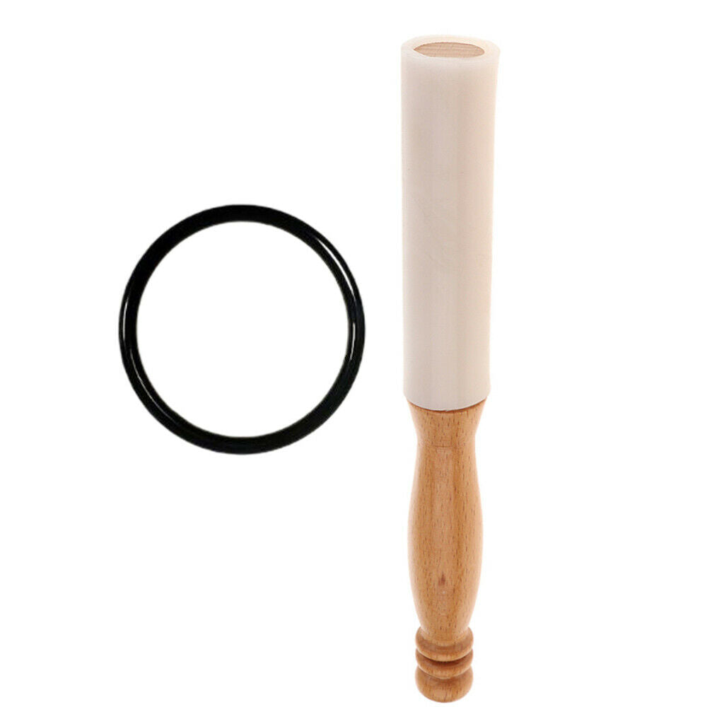 Crystal Singing Bowl Rubber Mallet O  Tibetan Meditation Bowl Piece