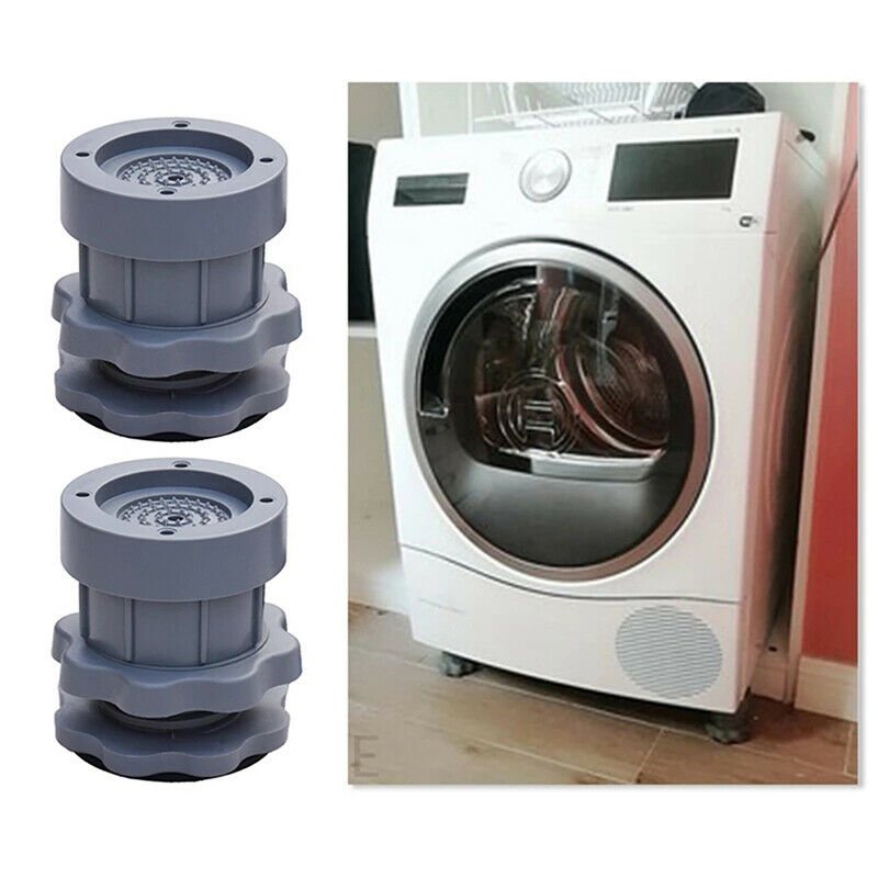 4PC Adjustable Washing Machine Anti Vibration Pad Shock Non Slip Feet MatA KX