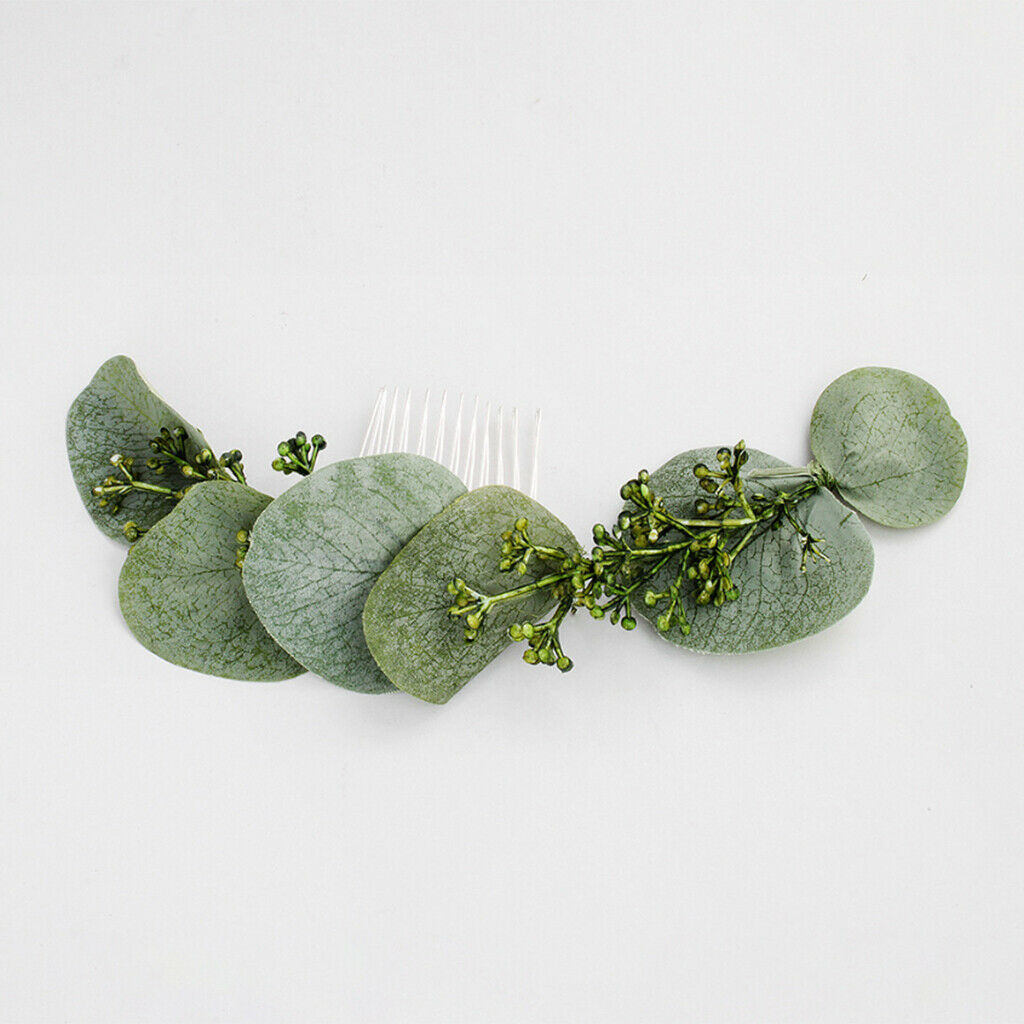Wedding Flower Forehead Garland Hair Comb Wedding Party Accessories B