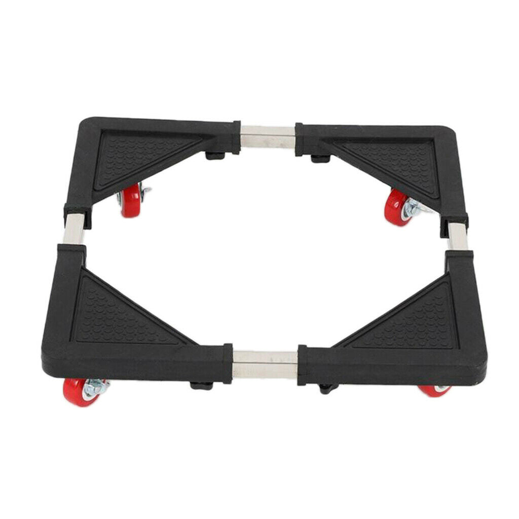 Adjustable Fridge Dryer Washing Machine Floor Stand Movable Base Moving Cart