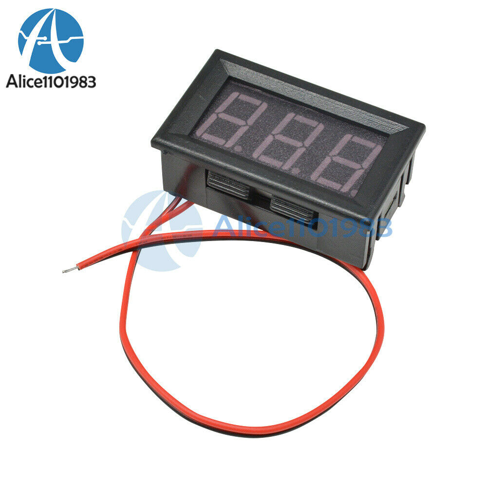 0.56"LED Red 2-Wire Voltmeter Digital Voltage AC70-500V Panel Volt Ammeter Meter