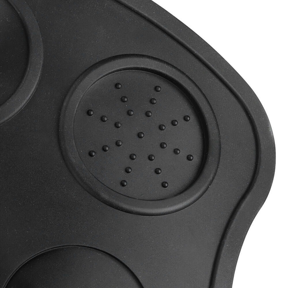 Anti-skid Thick Silicone Coffee Powder Tamping Corner Mat Tamper Holder Pad