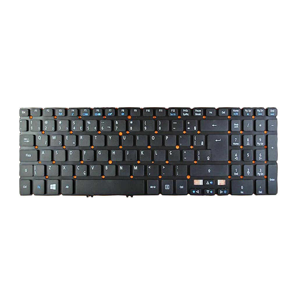 Portuguese Keyboard Without Plastic Backlight For Acer Aspire V5 V5-531 V5-531G