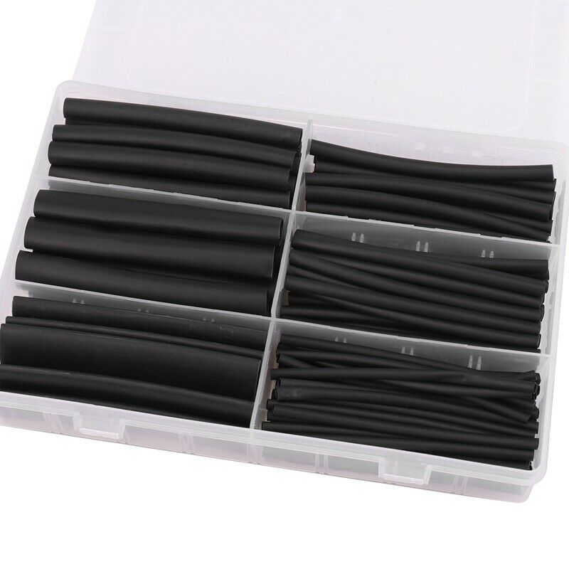 130 pcs 3: 1 Dual Wall Adhesive Heat Shrink Tubing kit, 6 Sizes(DIA): 1/2, 3/8K2