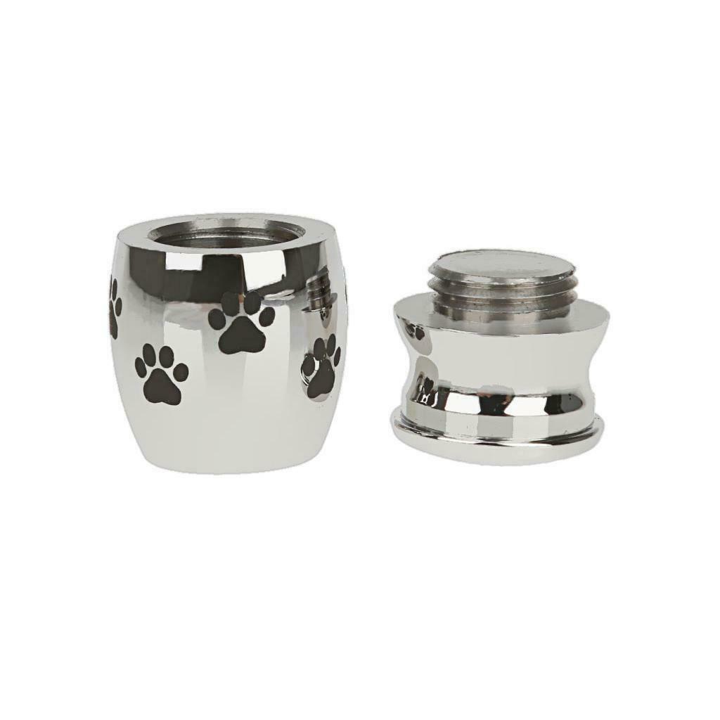 Small Cremation Memorial Keepsake Urn Ash Holder Container Jar(Paw Printed) +