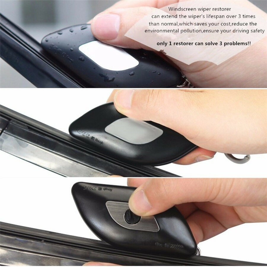 35g Car Wiper Blade Scratche Restorer Windshield Cleaner Key chain Repeated Use
