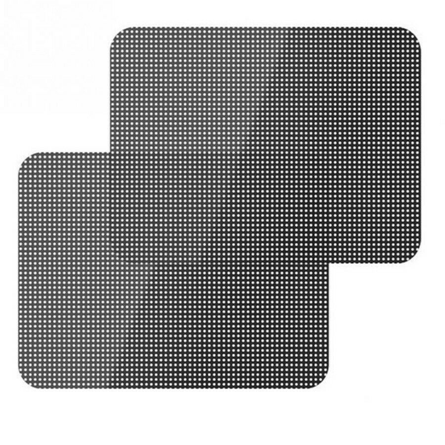 4 Pcs 42x38cm Washable Reusable Car Window Sun Shade Cover Static Cling Screen