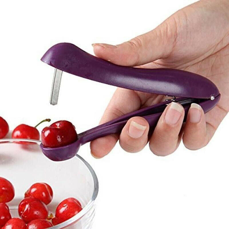 Cherry Pitter Plastic Fruits Tools Fast Remove Cherry Core Remover Kitchen