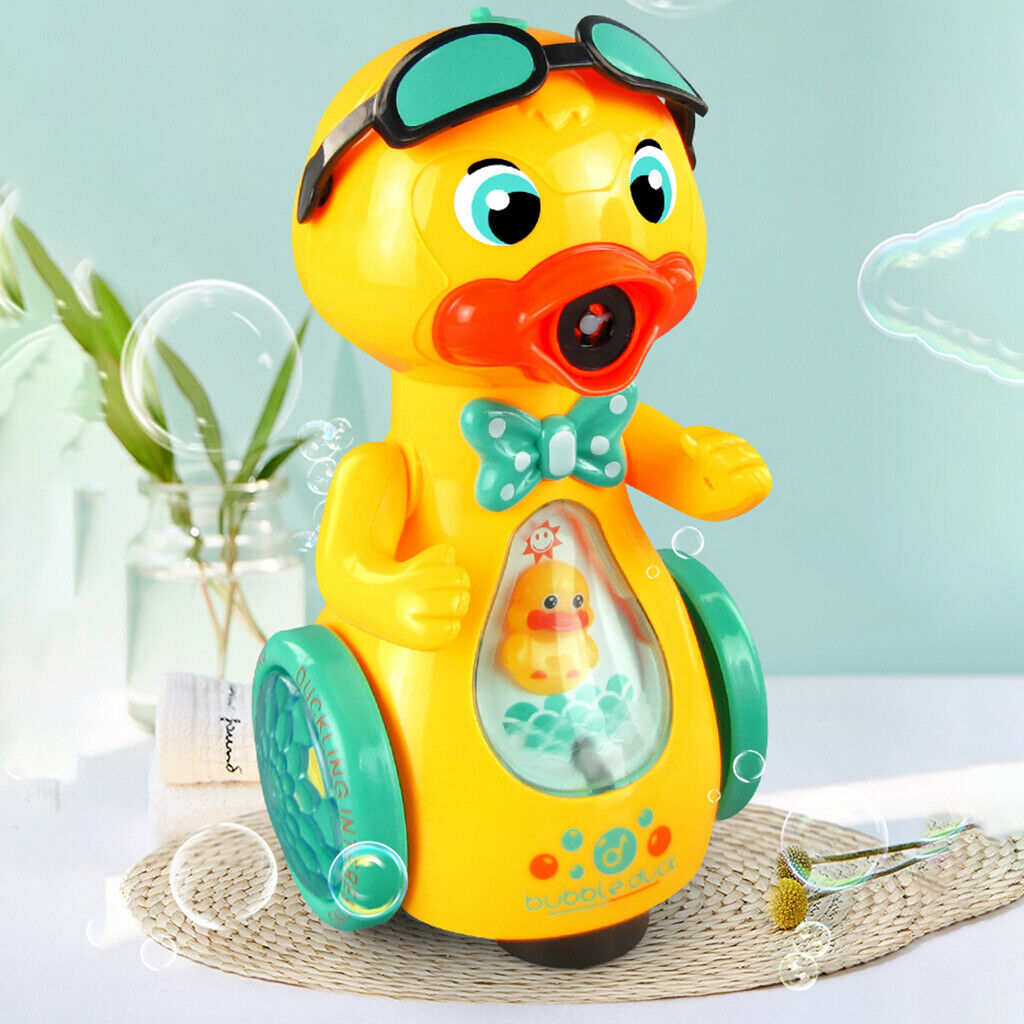 Little Duck Bubble Making, Automatic Bubble Maker for Kids Blower Bubble Maker