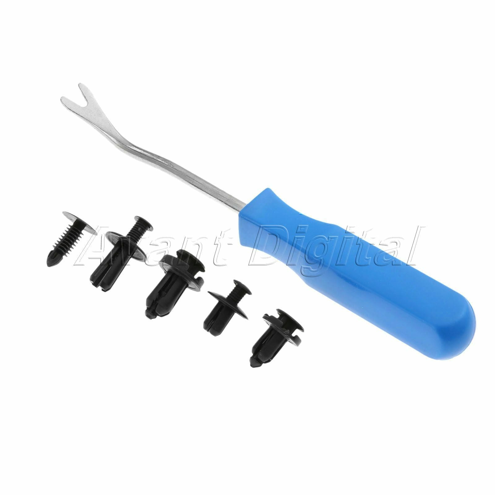 Plastic Mixed Door Bumper Panel Fender Fastener 500PCS with blue remover Tool