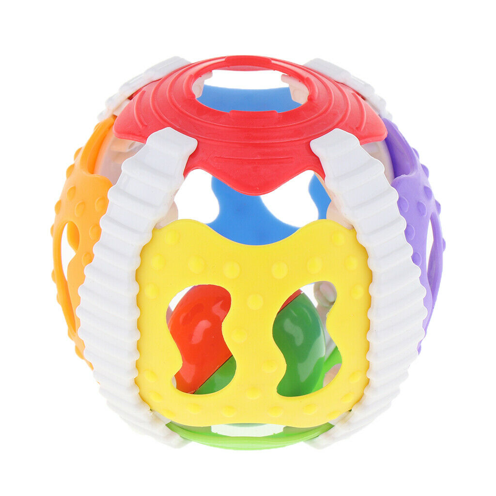 Cute Rattles Toys Toddler Plastic Hand Jingle Shaking Bell Hand Shaking Bell