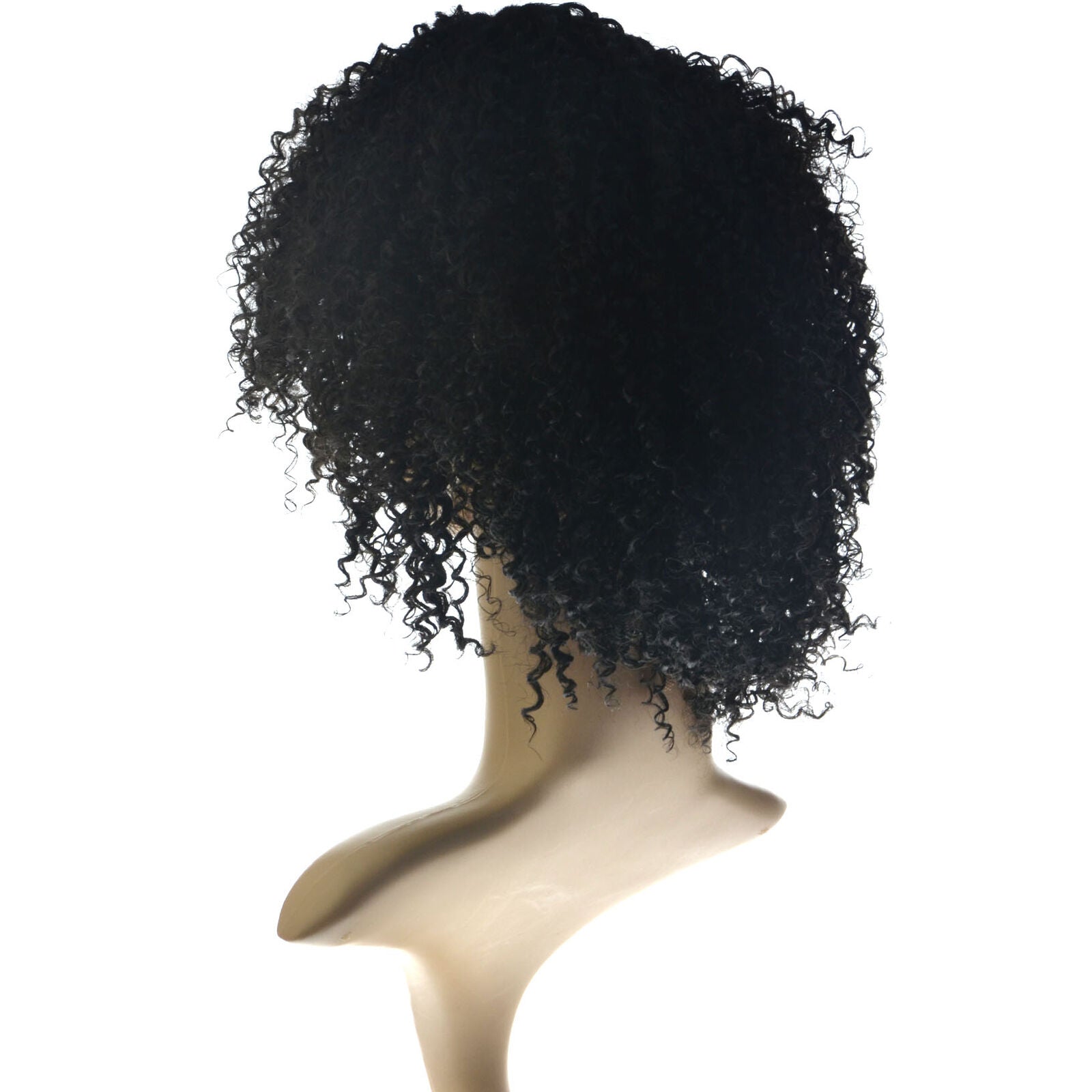 Women Short Black Curly Wigs For Black Women African Lady Afro Full Curly Wig