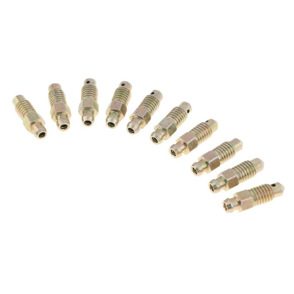 20 Pieces Car Front And Rear Brake Bleeder Screws Resistant 26mm+25mm