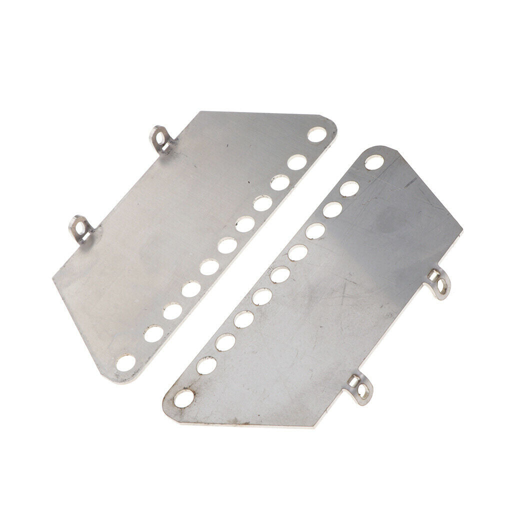2 Pieces Metal Side Pedal Plate for 1/10 MN D90 D91 RC Car Spare Parts