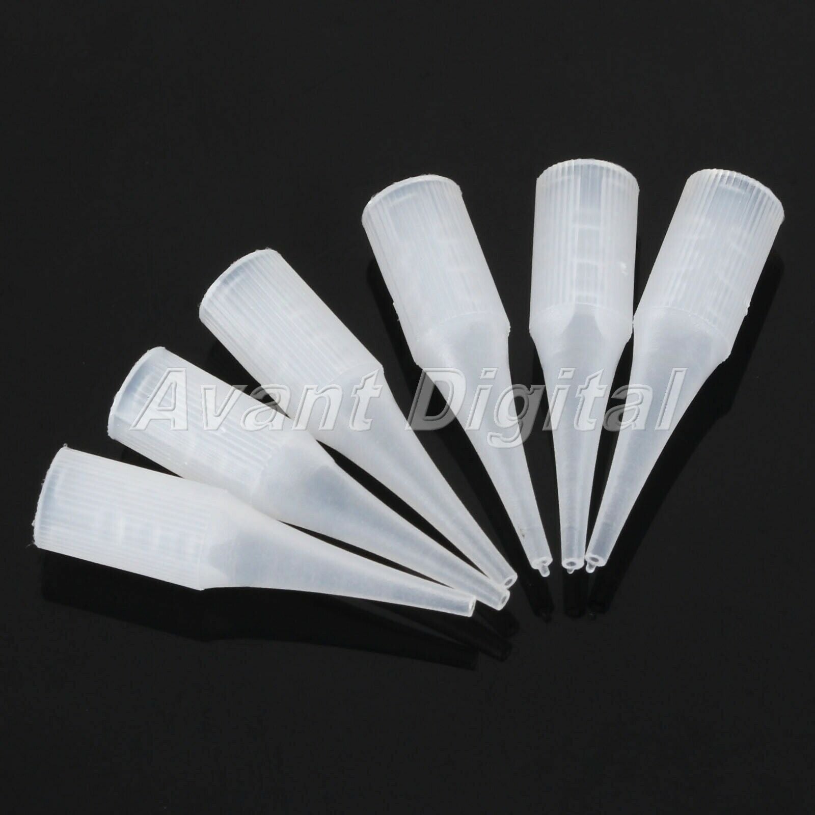 50X Reuseable Tattoo Nozzle Tips Needle Tube French Small Mouth 1R Professional