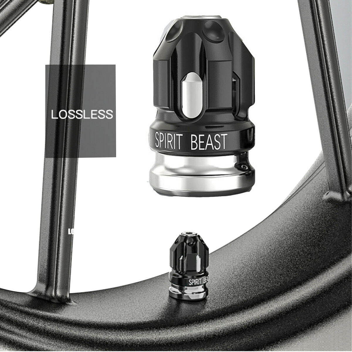 Pair aluminum alloy Motorcycle Wheel Tire Valve Caps tire mouthpiece gas cap