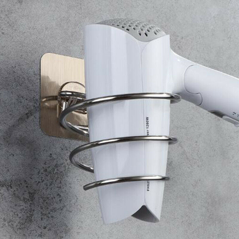 Hair Dryer Storage Rack Holder Hanger Using In Bathroom Salon Stylist T.DD