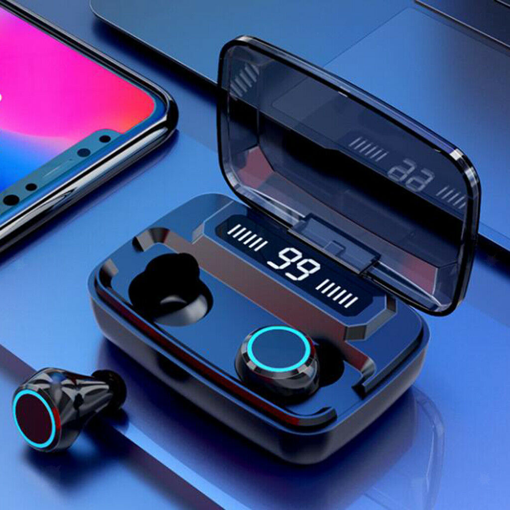 M11 Bluetooth V5.1 Wireless Touch Control Earphone Dual Earbuds LED Display