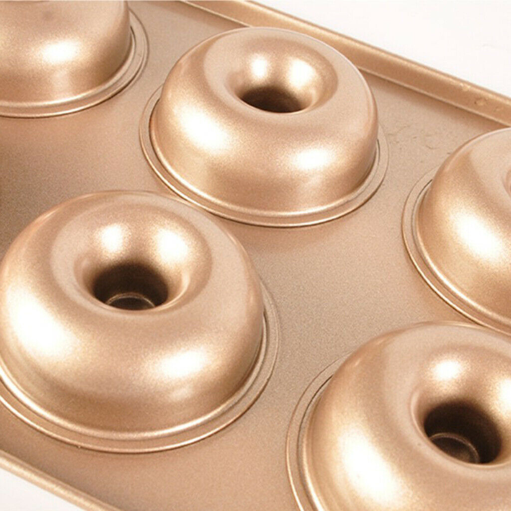 6-Cup Doughnut Making Mold Donut Mould Cake Pan Chocolate DIY Baking Tool