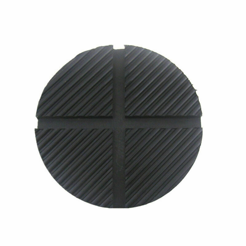 1xCross Slotted Frame Rail Floor Jack Disk Rubber Pad for Pinch WeldSide JackPad
