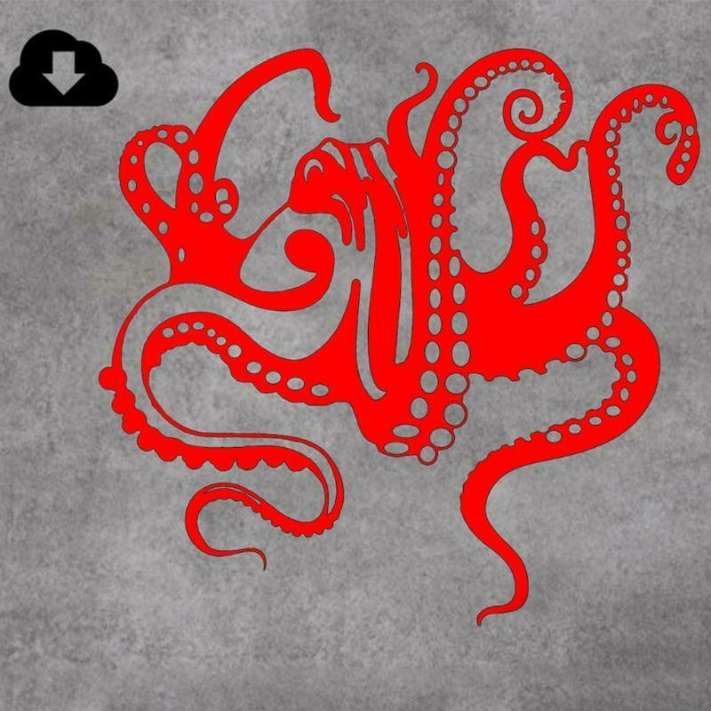 Octopus Metal Cutting Dies Stencil DIY Scrapbooking Album Paper Card Template