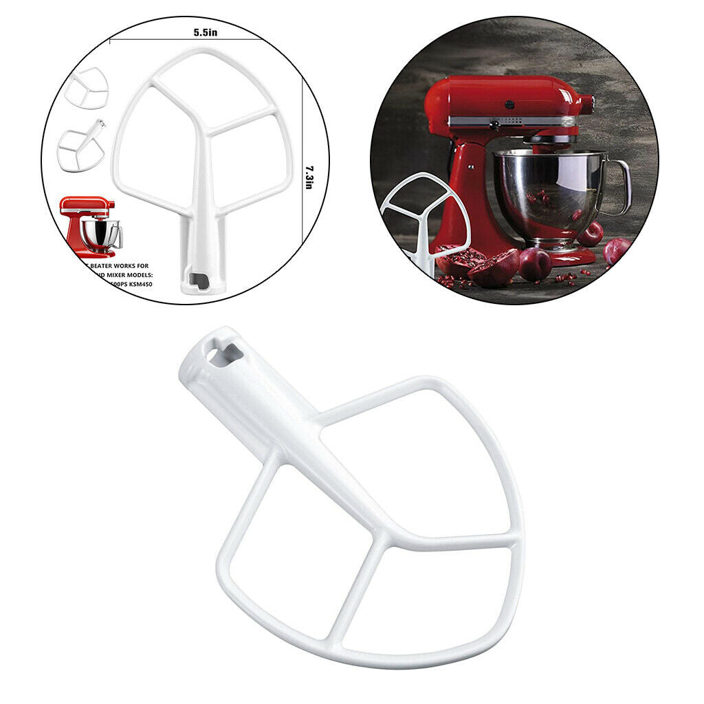 K45B Flat Beater PS987906 for 4.5-5 Quart Stand Mixer K45 KSM90 KSM95 KSM100