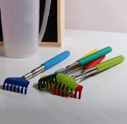 Extendable Stainless Steel Telescoping Back Scratcher Massager Extends 27" New