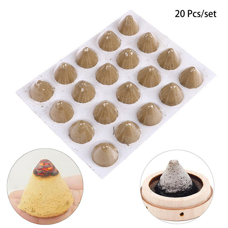 20Pc Tower Mugwort Moxibustion Sticks Moxa Stick Moxas Body Massager Warm HeBDA