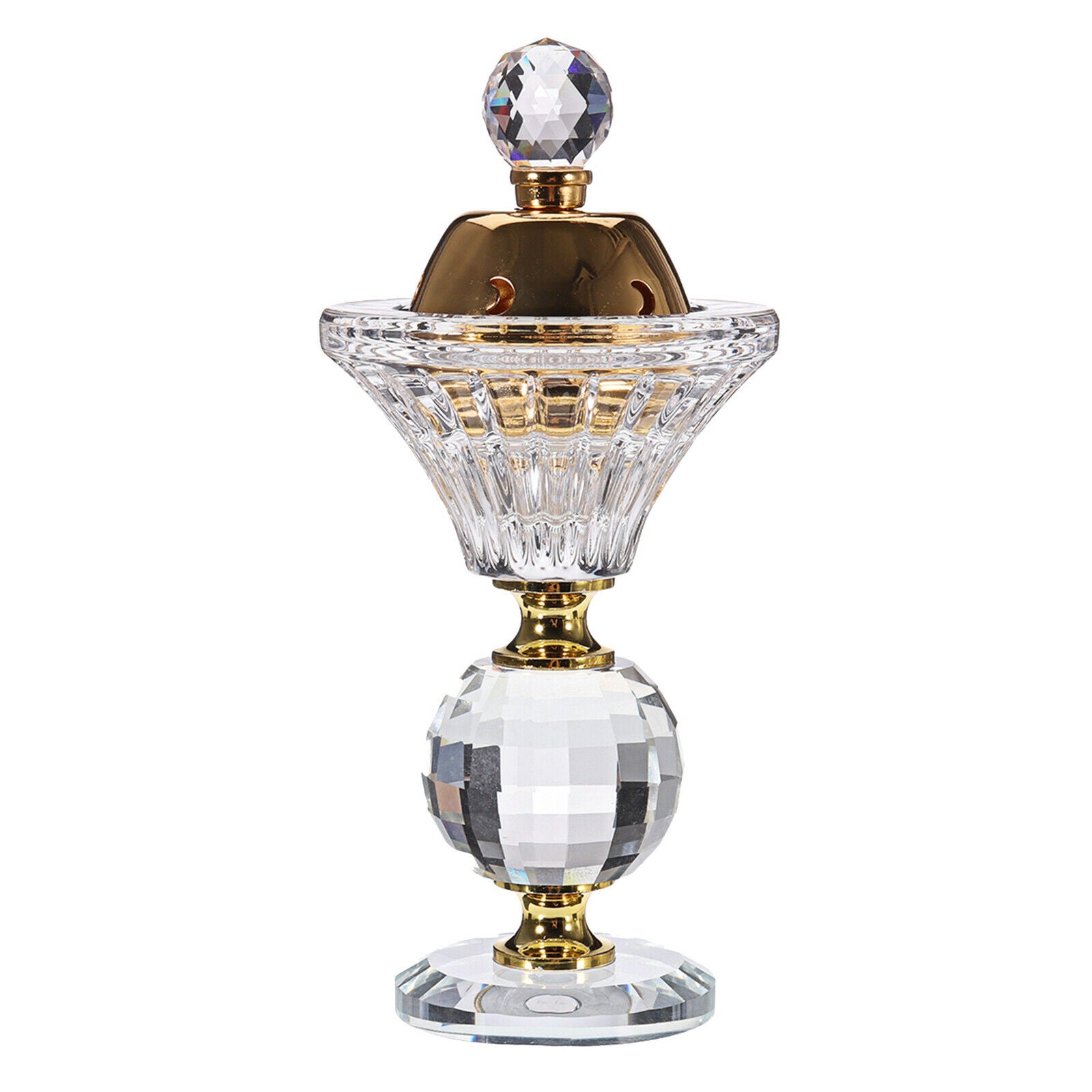 Arabian Style Incense Burner Crystal Bukhoor Bakhoor Oud Agarwood Holder