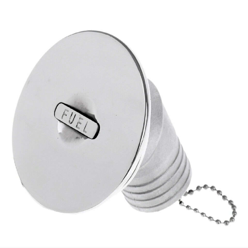 Stainless Steel Boat Deck FUEL 2 '' Boat Deck Fill Filler With Keyless Lid