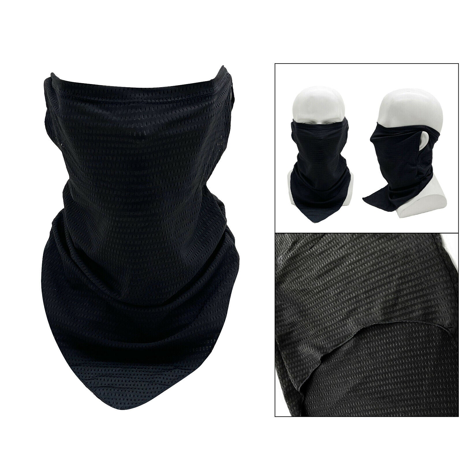 Unisex Face Scarf Cover Neck Gaiter Bandana Balaclava Multi-Use Camping