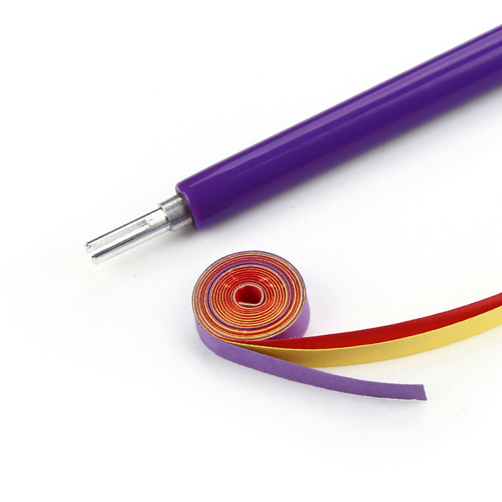 6pcs/set Slotted Flower Rolling Quilling Kit Needle Pen Crafting DIY 110mm