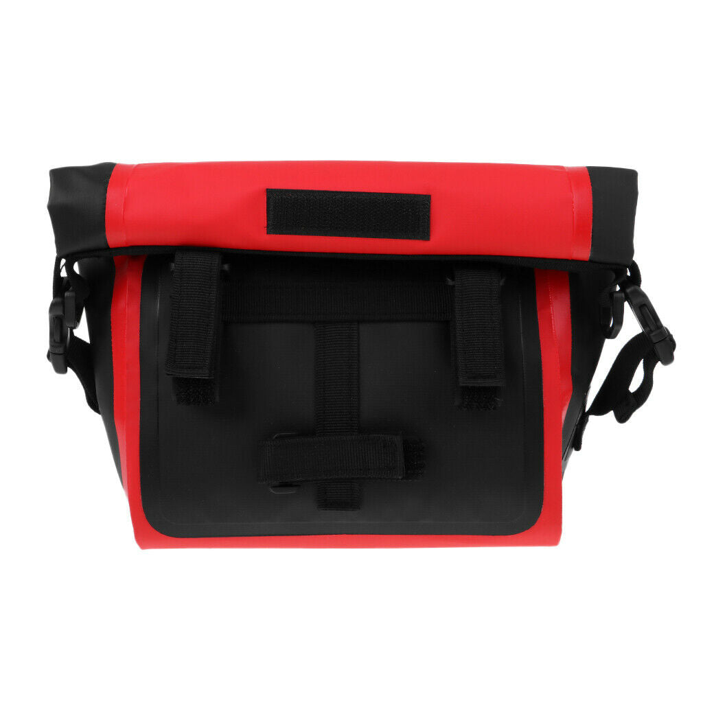 Waterproof Bicycle Bike Cycling Handlebar Sling Bag Pouch Case  Red