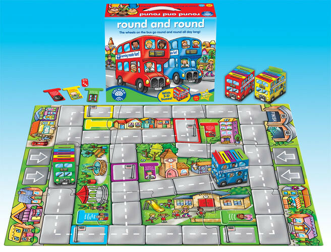 Orchard Toys 074 Round and Round Kids Childrens British made Game 3 - 6 Years
