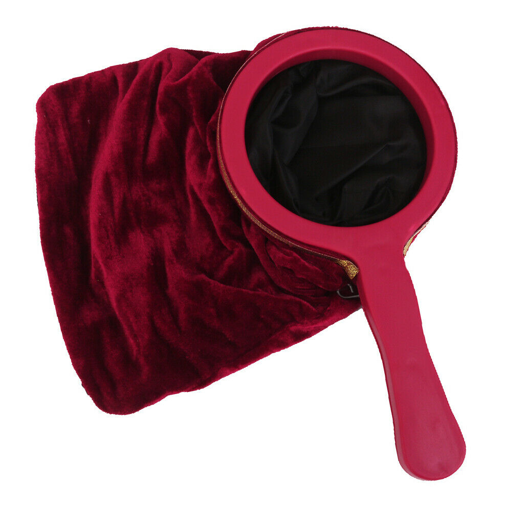 Magic Change Bag with Zip make item Appear/Disappear/Switch Magic Trick