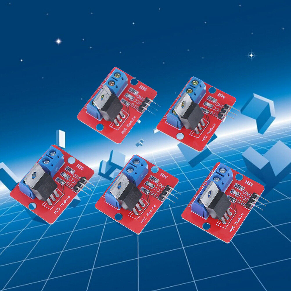 5Pcs IRF520 MOS FET driver module for arduino raspberry B Gw SJ