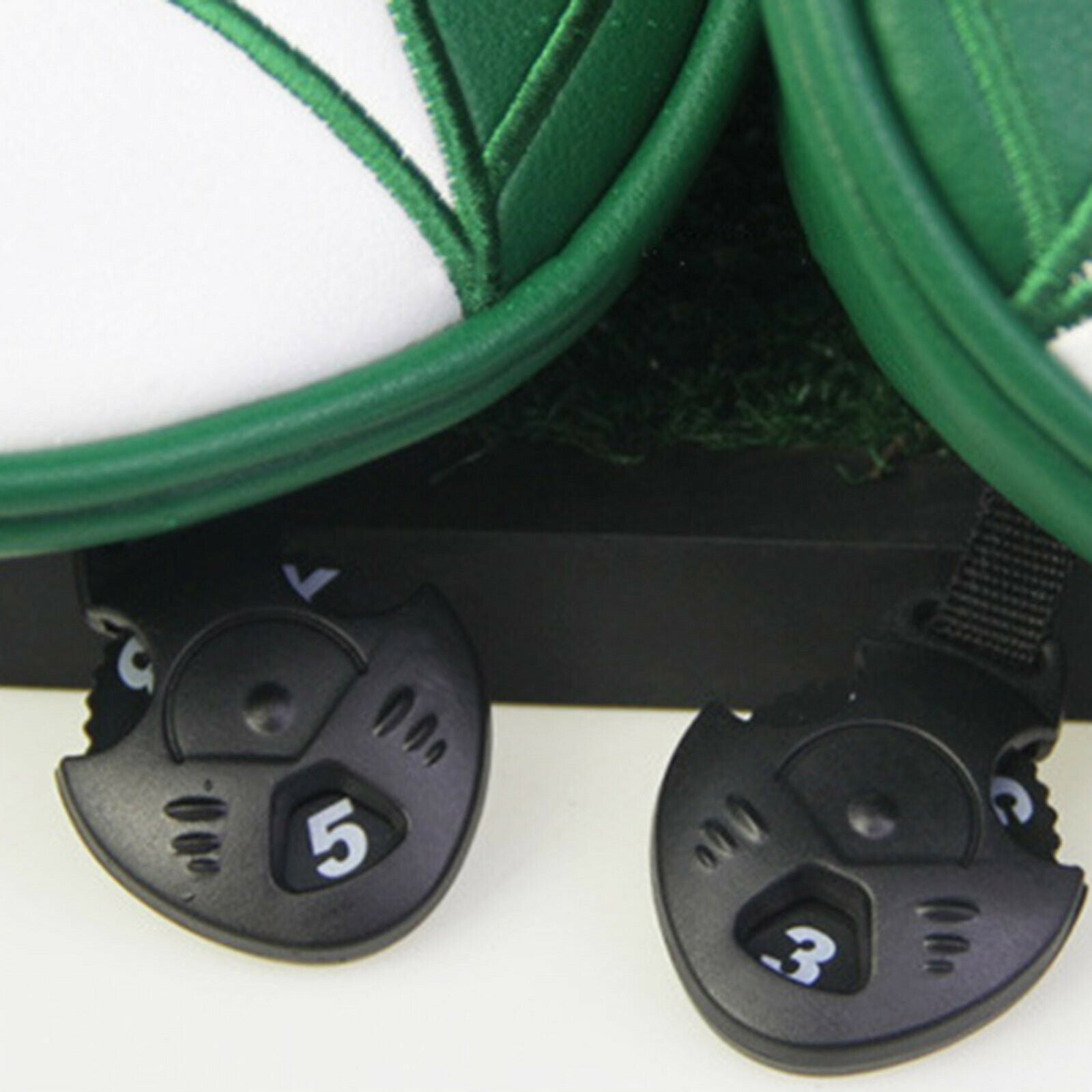 2X Golf Wood Headcover Durable Green Drivers Covers Protector Guard Sleeve UT