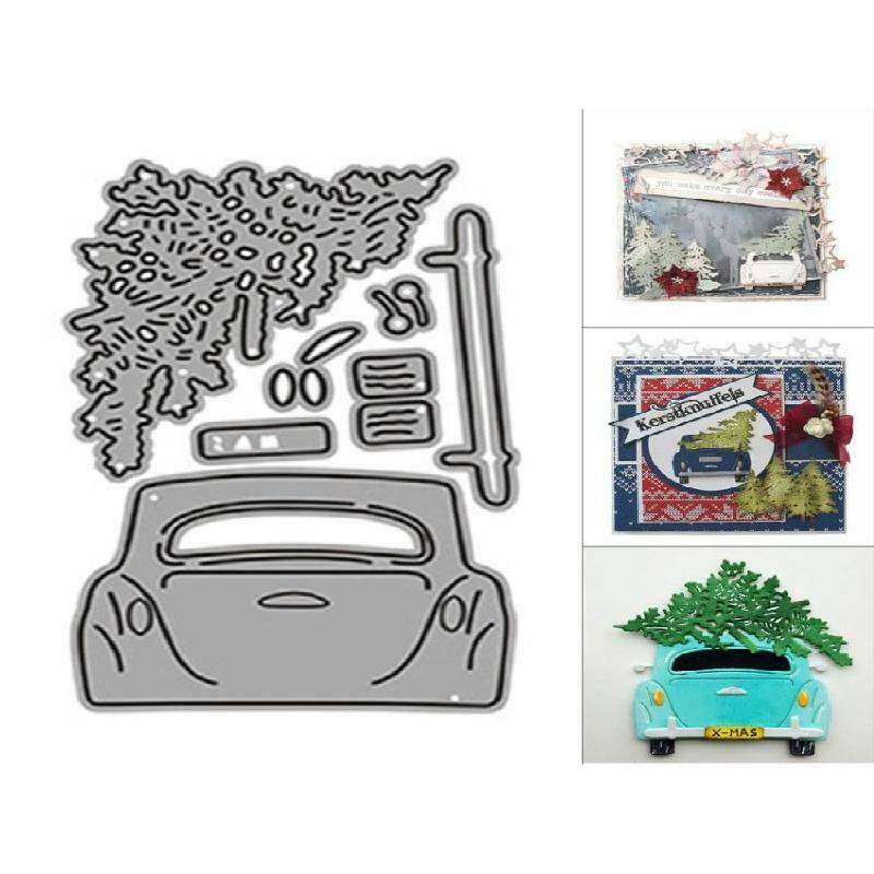 Car Tree Cutting Dies Stencil Scrapbooking DIY Album Stamp Paper Card Embossing